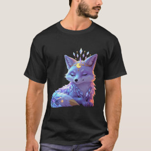 Ein kleiner Stern Flüstern Mondlicht Fuchs schlafe T-Shirt