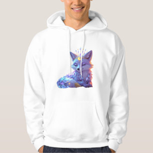 Ein kleiner Stern Flüstern Mondlicht Fuchs schläft Hoodie