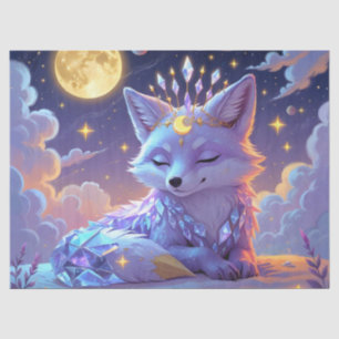 Ein kleiner Stern Flüstern Mondlicht Fuchs schläft Seidenpapier