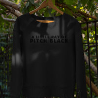 Ein kleiner Strahl pechschwarz | Lustiger Minimali
