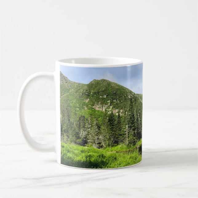 Ein kleiner Teich im Tal der Berge im Kaffeetasse (Links)