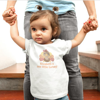 Ein kleiner Truthahn Geburtstag Kleinkind T-shirt