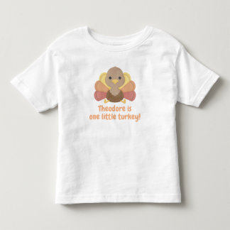 Ein kleiner Truthahn Geburtstag Kleinkind T-shirt