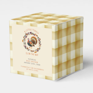 Ein kleiner türkischer Erntedank Fall Baby Dusche Geschenkschachtel