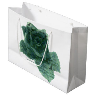 Ein kleiner Vogel erzählte mir Rose Große Geschenktüte