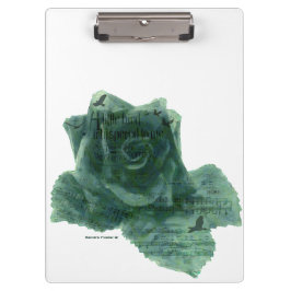 Ein kleiner Vogel erzählte mir Rose Klemmbrett