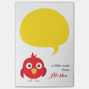 ein kleiner Vogel sagte mir   Post-Itanmerkungen Post-it Klebezettel