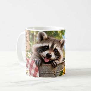 Ein kleiner Waschbär-Schalk Kaffeetasse