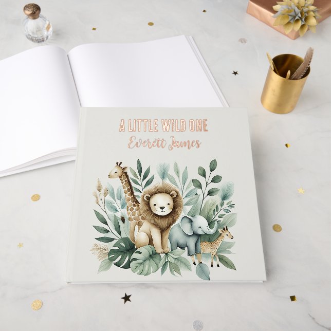 Ein kleiner Wilder Gästebuch (Vorderseite Offen)