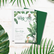 Ein kleiner Wilder ist auf dem Weg Safari Baby Dus