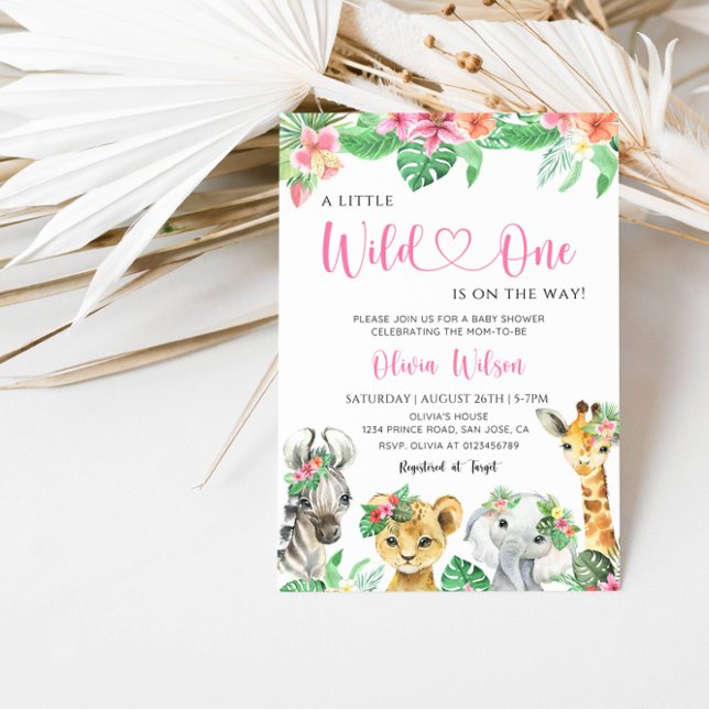 Ein kleiner Wilder ist unterwegs - Jungle Safari Einladung (Von Creator hochgeladen)