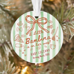 Ein kleines Bambina-Acrylgehänge  Ornament