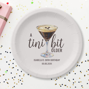 Ein kleines bisschen älterer Espresso Martini Gebu Pappteller