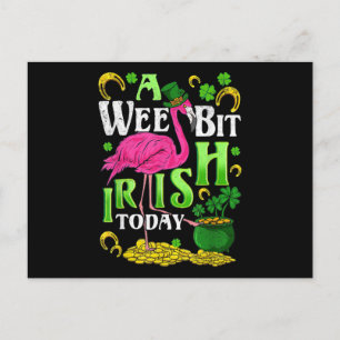 Ein kleines bisschen Irisch heute St. Patricks Day Einladungspostkarte