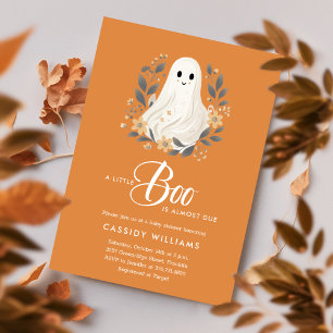 Ein kleines Boo Boho Ghost Halloween Kinderdusche Einladung