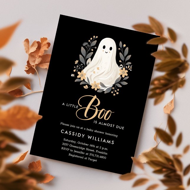 Ein kleines Boo Boho Ghost Halloween Kinderdusche Einladung (Von Creator hochgeladen)