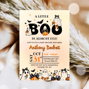 Ein kleines Boo Halloween Baby Shower Party Einladung