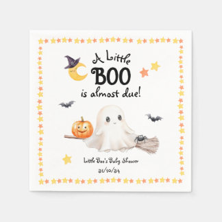 Ein kleines Boo Halloween Babydusche Napkin Serviette