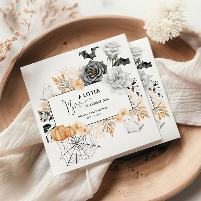 Ein kleines Boo Halloween Babydusche Napkins Serviette (Von Creator hochgeladen)