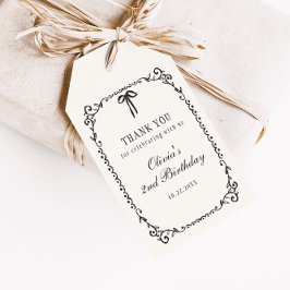 Ein kleines Boo Halloween zum Geburtstag Geschenkanhänger