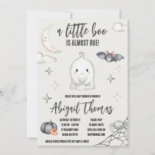 Ein kleines BOO ist fast fällig! Halloween-Kinderd Einladung