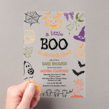 Ein kleines Boo kommt bald - Gruselige Babyparty
