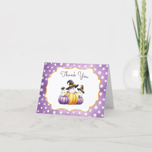 Ein kleines Boo Niedlich Ghost Halloween Kinderdus Dankeskarte