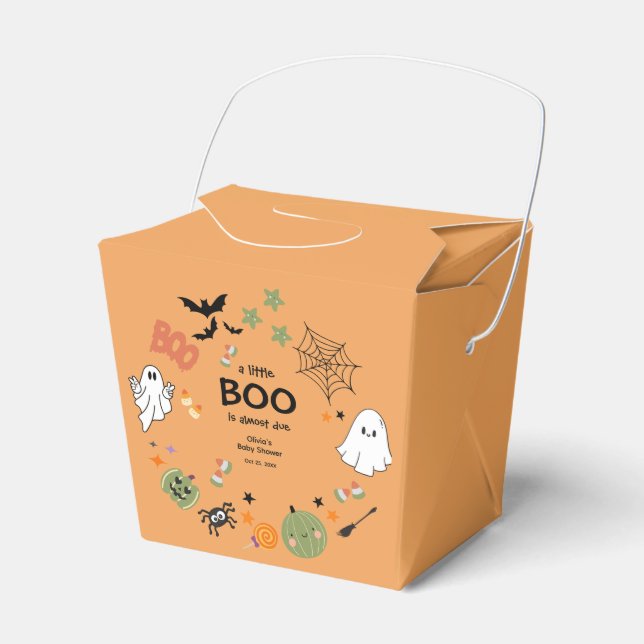 Ein kleines Boo Niedlich Ghost Halloween Kinderdus Geschenkschachtel (Vorderseite)