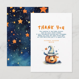 Ein kleines Boo Pumpkin Niedliches Halloween Danke