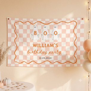 Ein kleines Boo süßer Geist Geburtstag Banner
