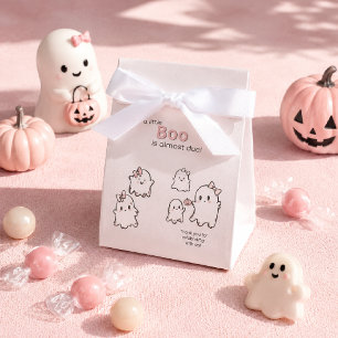 Ein kleines Boo Süßes Rosa Pastell Halloween Geschenkschachtel
