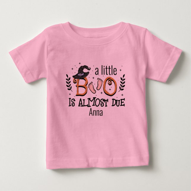 ein kleines Boot fast zu Halloween Baby T-shirt (Vorderseite)
