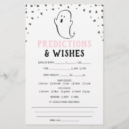 Ein kleines Boot Halloween Baby Shower Game Vorher