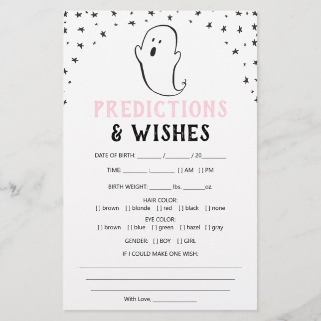 Ein kleines Boot Halloween Baby Shower Game Vorher (Vorderseite)