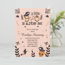 ein kleines Boot ist fast auf halben Babydusche zu Einladung