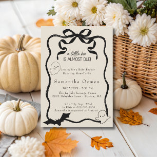 Ein kleines Boot ist fast fällig Wavy Bow Babydusc Einladung