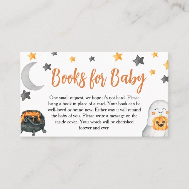 Ein kleines Buch zu Halloween Bücher für Baby-Beil Visitenkarte (Vorderseite)