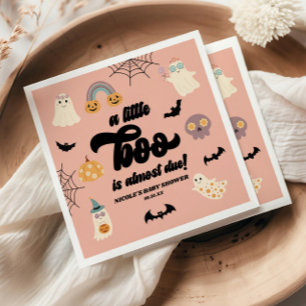 Ein kleines Buh ist bald fällig! Halloween-Baby-Pa Serviette