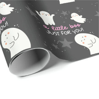 Ein kleines Buh nur für dich Halloween-Geist-Gesch Geschenkpapier