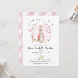 Ein kleines Bunny ist auf dem Weg Babydusche laden Einladung