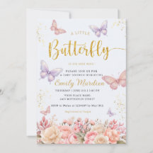 Ein kleines Butterfly Boho Blumenmädchen, Babydusc