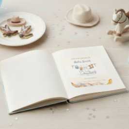 Ein kleines Cowboy Western Canyon Buchzeichen Quadratischer Aufkleber