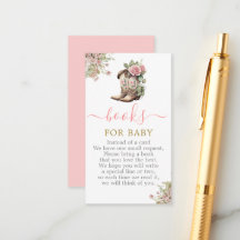 Ein kleines Cowgirl Baby Duschbücher für Baby