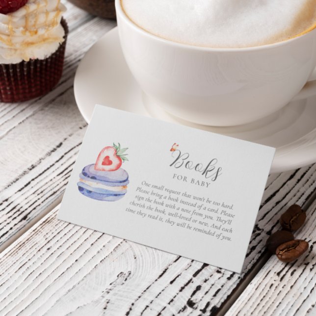 Ein kleines Croissant Bücher für das Baby Begleitkarte (Von Creator hochgeladen)