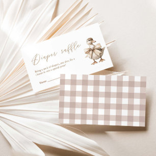 Ein kleines Duckling Baby Duckling Duschduschabwas Begleitkarte