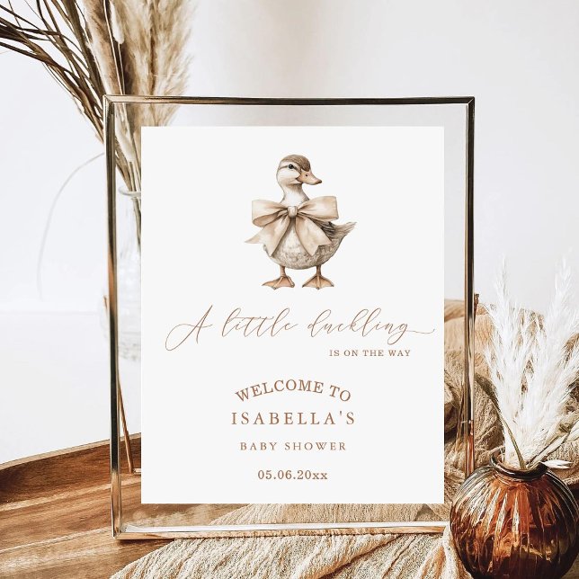 Ein kleines Duckling Baby Dusche Empfang Poster (Von Creator hochgeladen)