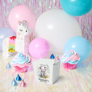 Ein kleines Erdnüsschen ist auf dem Weg Junge Baby Geschenkschachtel
