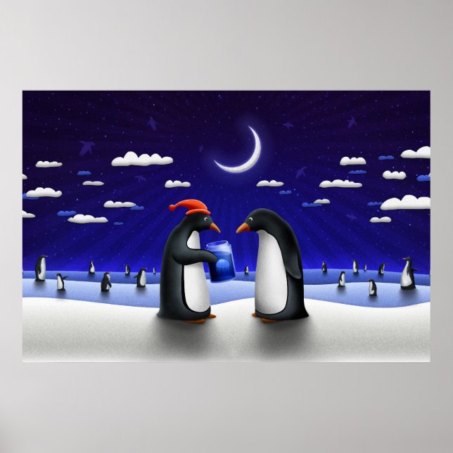 Ein kleines Geschenk zu Weihnachten Poster (Vorne)