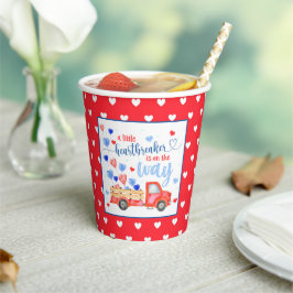 Ein kleines Heartbreaker Baby Duschpapier Cups Pappbecher
