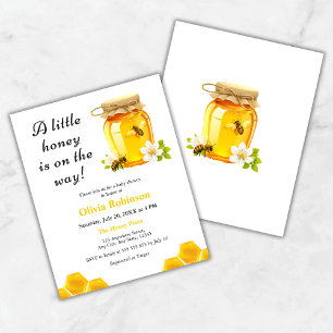 Ein kleines Honey Bee Baby Dusche Einladung